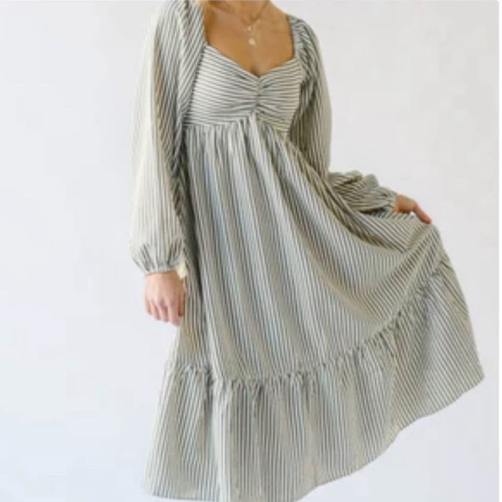 piper and scoot olive dress